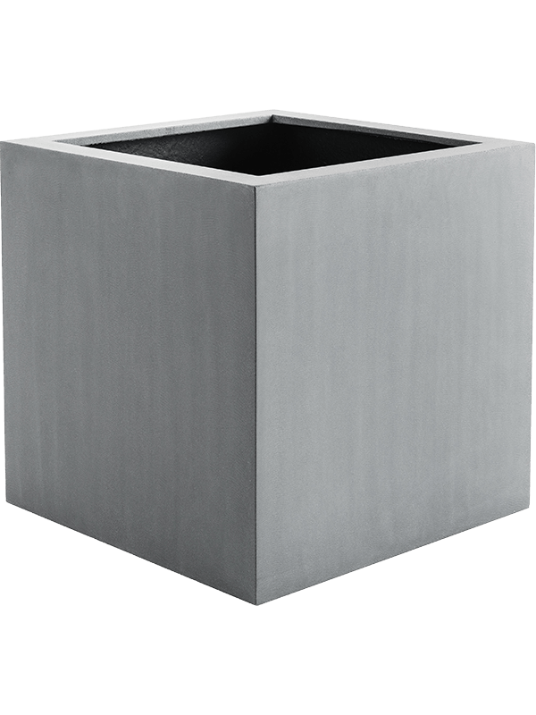 Ghiveci plante L40xW40xH40cm Argento Cube Natural Grey