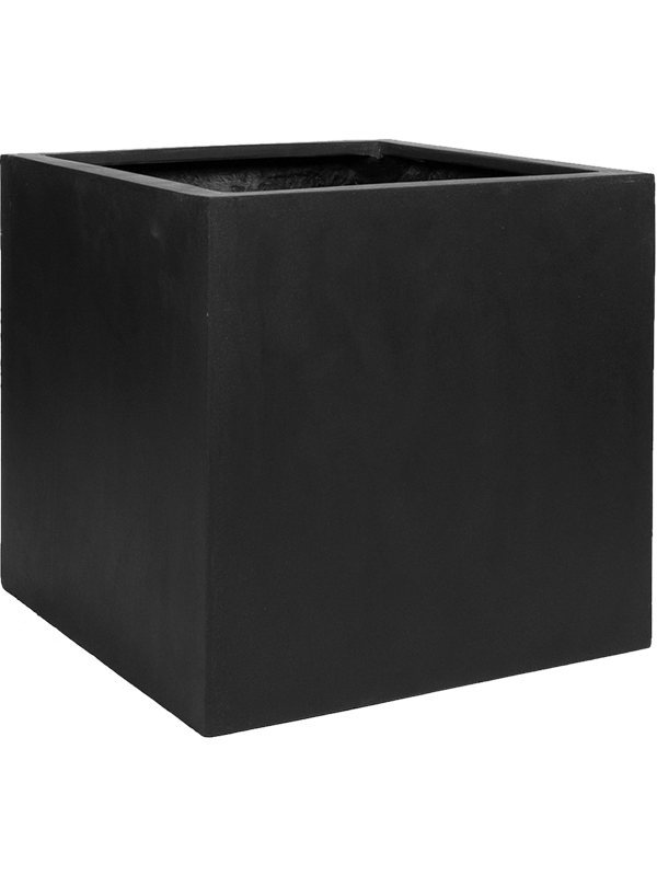 Ghiveci plante L40xW40xH40cm Fiberstone Block M Black