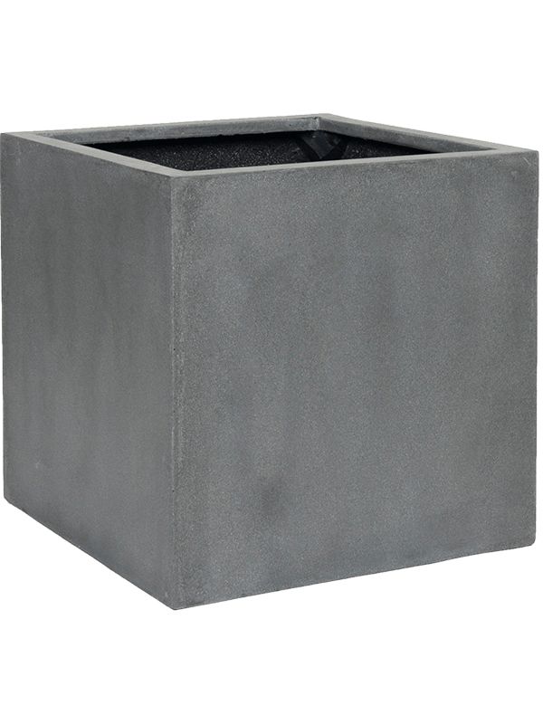 Ghiveci plante L40xW40xH40cm Fiberstone Block M Grey