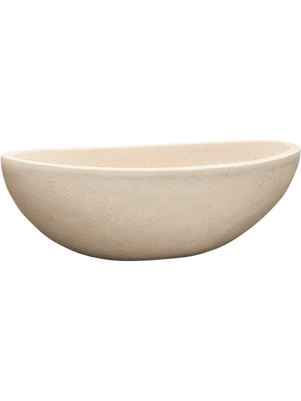 Ghiveci plante L46xW20xH13cm Baq Polystone Plain Boat Natural