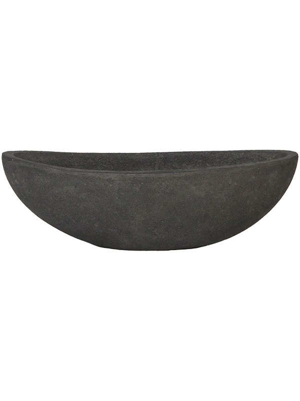 Ghiveci plante L46xW20xH13cm Baq Polystone Plain Boat Smoke