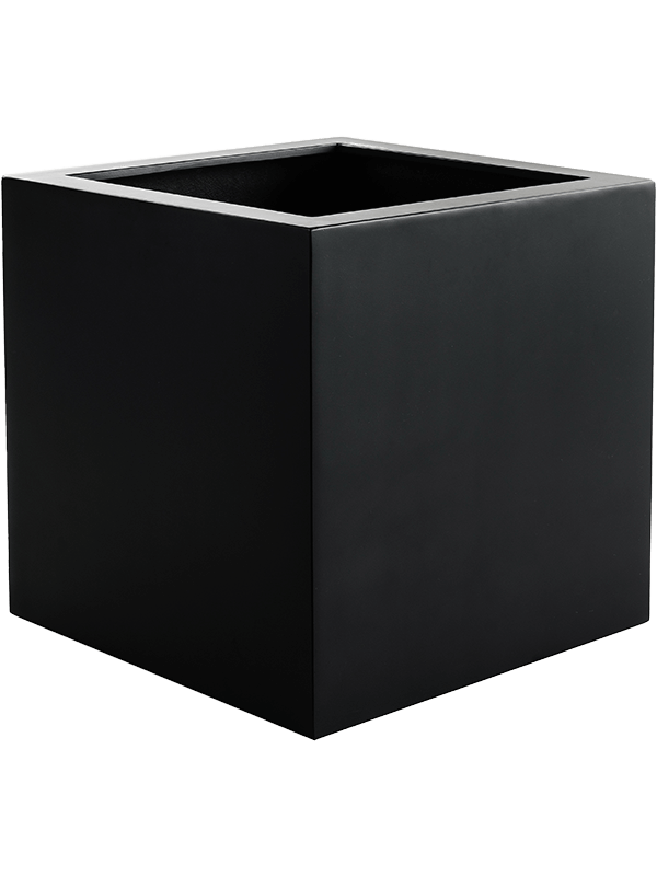 Ghiveci plante L50xW50xH50cm Argento Cube Black