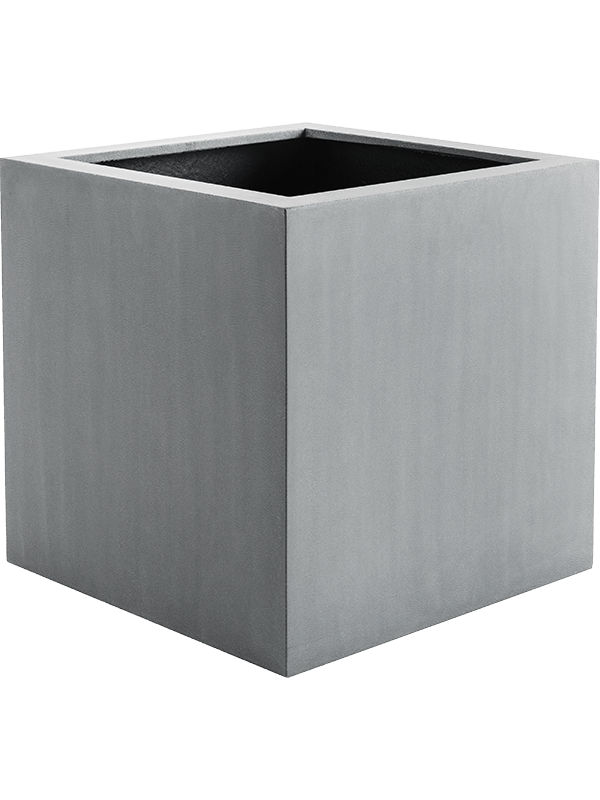 Ghiveci plante L50xW50xH50cm Argento Cube Natural Grey