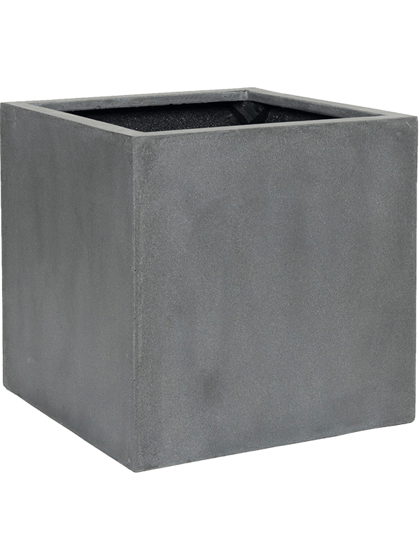 Ghiveci plante L50xW50xH50cm Fiberstone Block L Grey