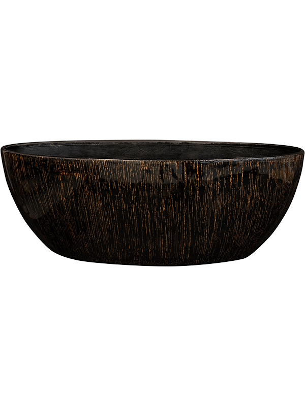 Ghiveci plante L55xW25xH20cm Niene Planter Black Gold