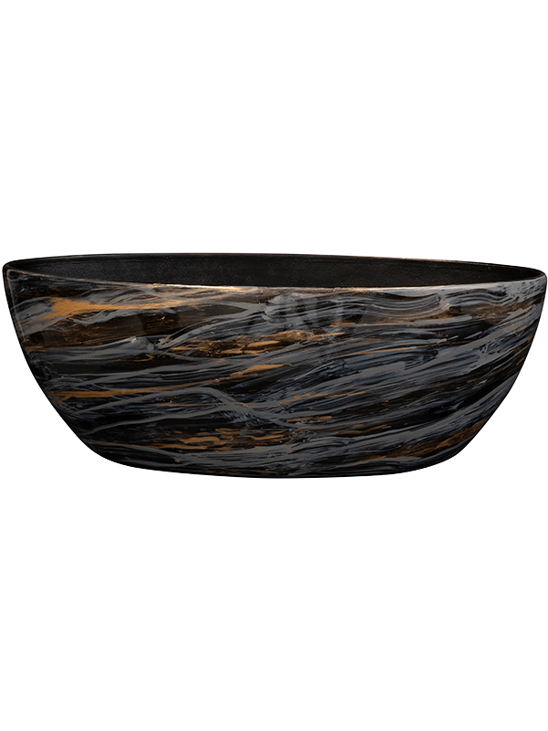 Ghiveci plante L55xW25xH20cm Niene Planter Marble Black