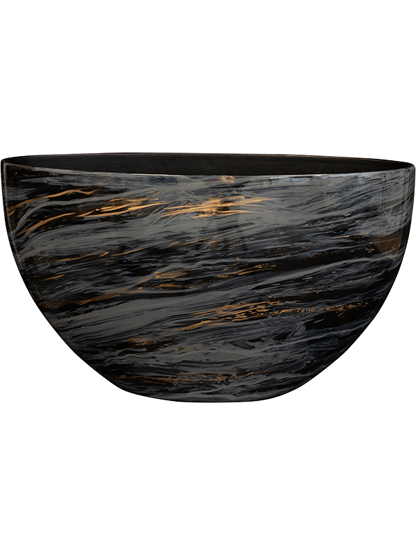 Ghiveci plante L59xW26xH35cm Niene Planter Marble Black