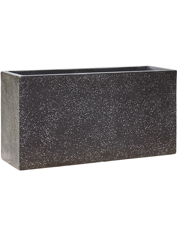 Ghiveci plante L60xW20xH30cm Baq Terrazzo Rectangle Black