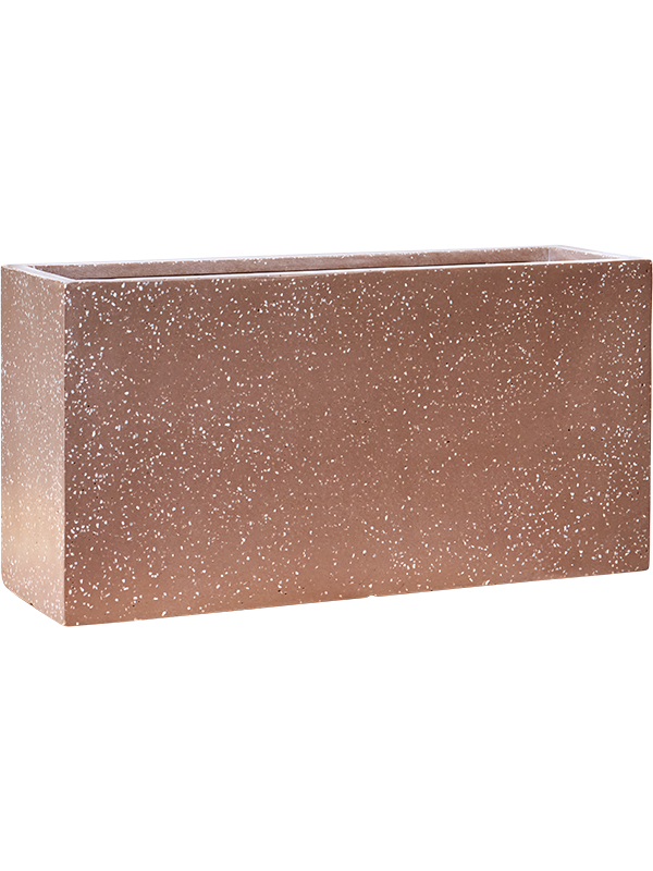 Ghiveci plante L60xW20xH30cm Baq Terrazzo Rectangle Mocha