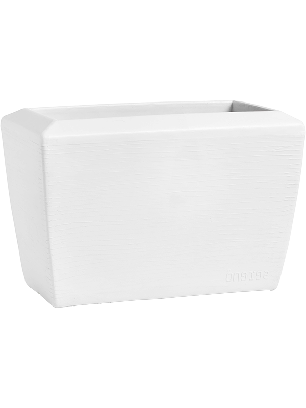 Ghiveci plante L60xW35xH40cm Capi Arc Granite Planter Rectangle White