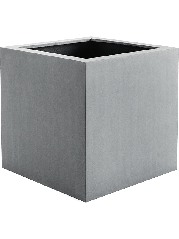 Ghiveci plante L60xW60xH60cm Argento Cube Natural Grey