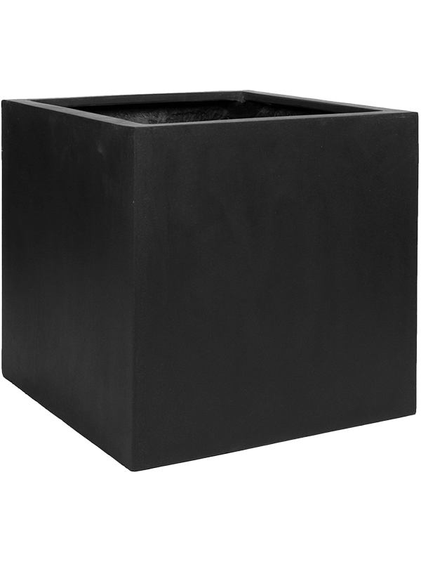 Ghiveci plante L60xW60xH60cm Fiberstone Block XL Black