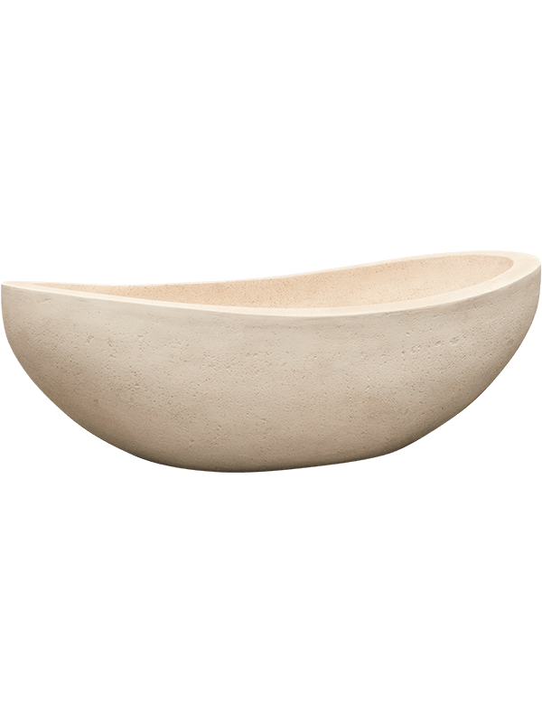 Ghiveci plante L68xW33xH18cm Baq Polystone Plain Boat Natural