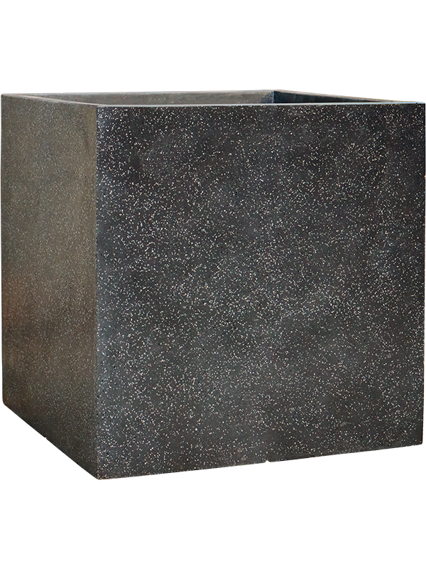 Ghiveci plante L70xW70xH70cm Baq Terrazzo Cube Black