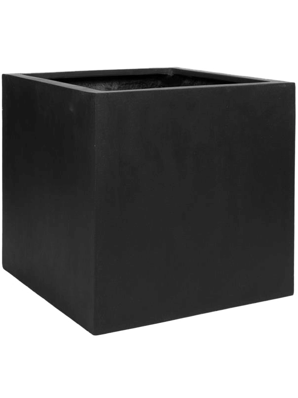 Ghiveci plante L70xW70xH70cm Fiberstone Block Black XXL