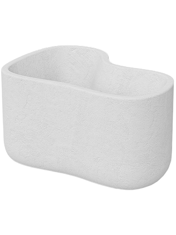 Ghiveci plante L71xW51xH38cm Milos Low Planter (stone feeling)