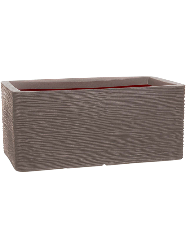 Ghiveci plante L73xW39xH32cm Capi Nature Rib NL Planter Rectangle Warm Taupe