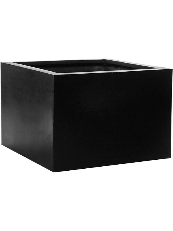 Ghiveci plante L90xW90xH60cm Fiberstone Jumbo Middle High L Black