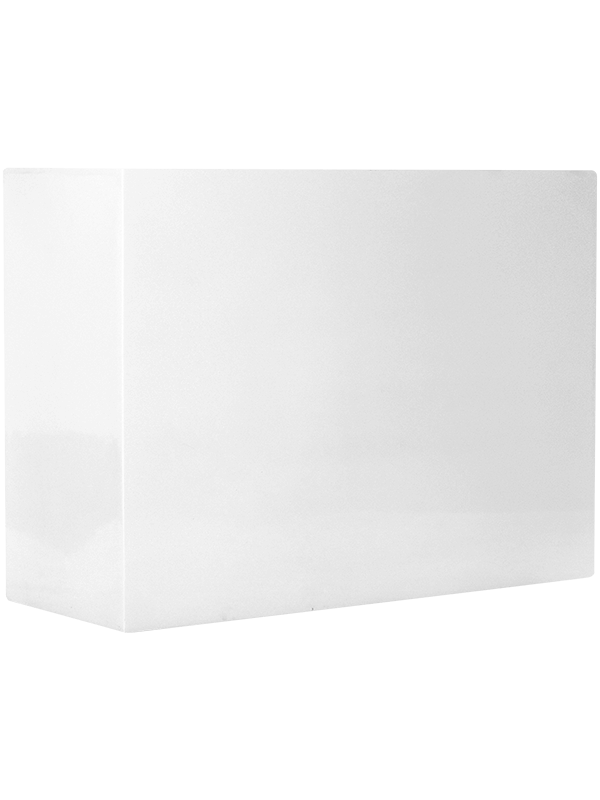 Ghiveci plante L95xW38xH72cm Fiberstone Jort L Glossy White