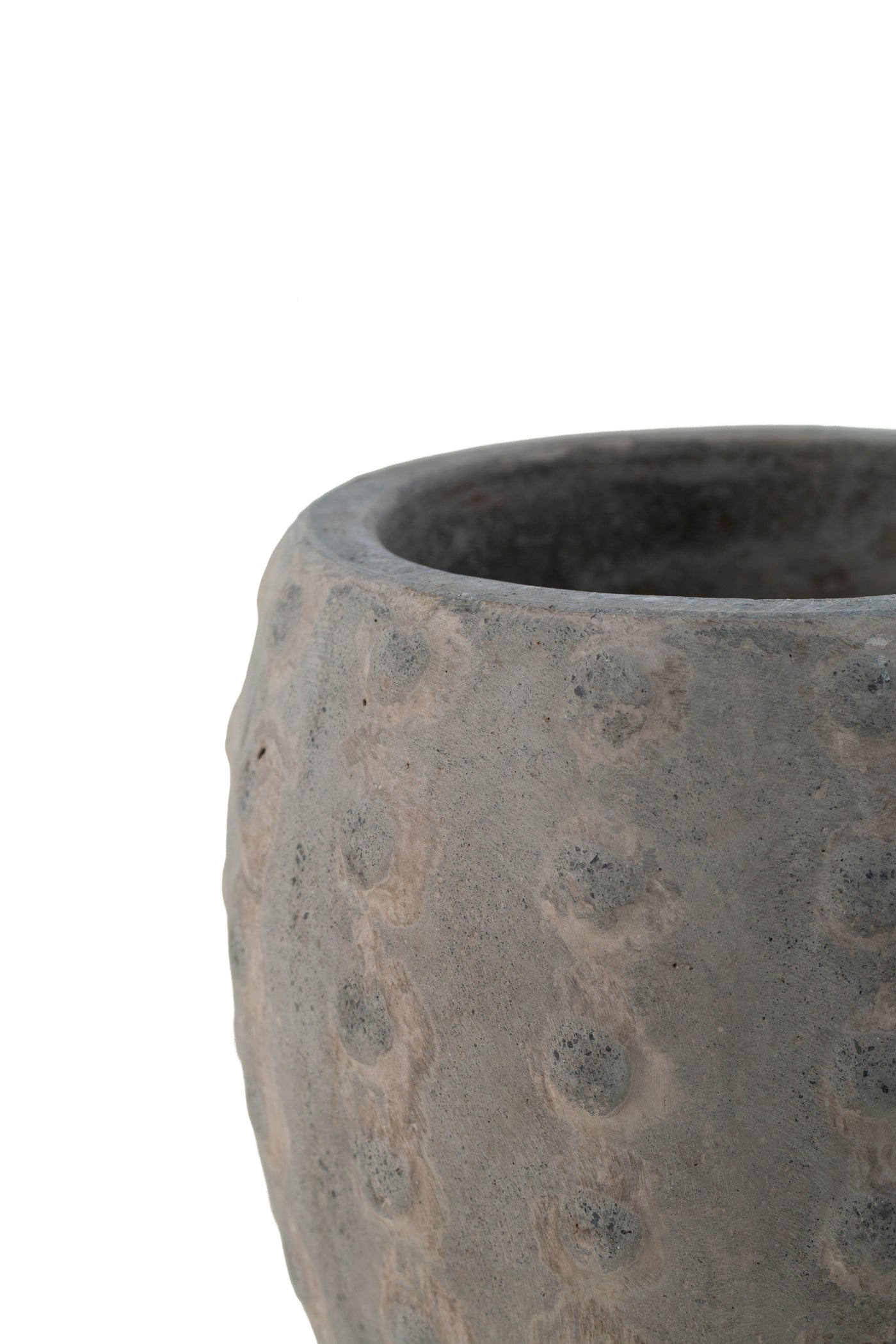 Ghiveci plante Laos 25X19 cm gri ciment