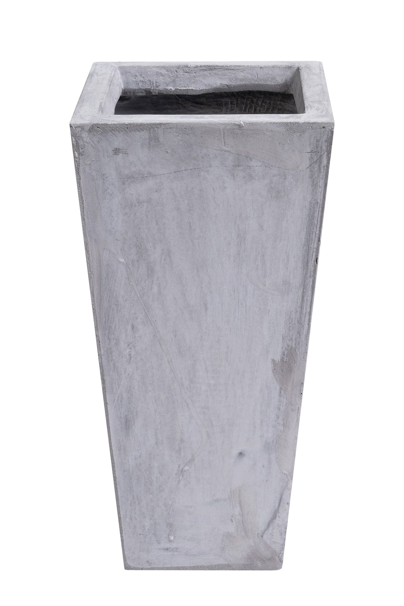 Ghiveci pt plante 19.5x19.5x39.5 cm. gri ciment