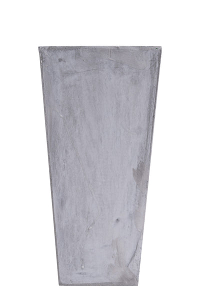 Ghiveci pt plante 19.5x19.5x39.5 cm. gri ciment