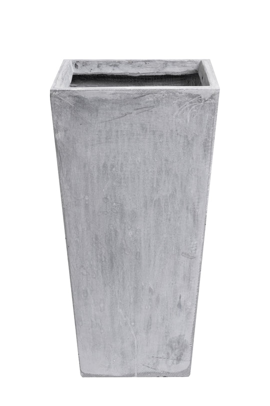 Ghiveci pt plante 24x24x47 cm. gri ciment