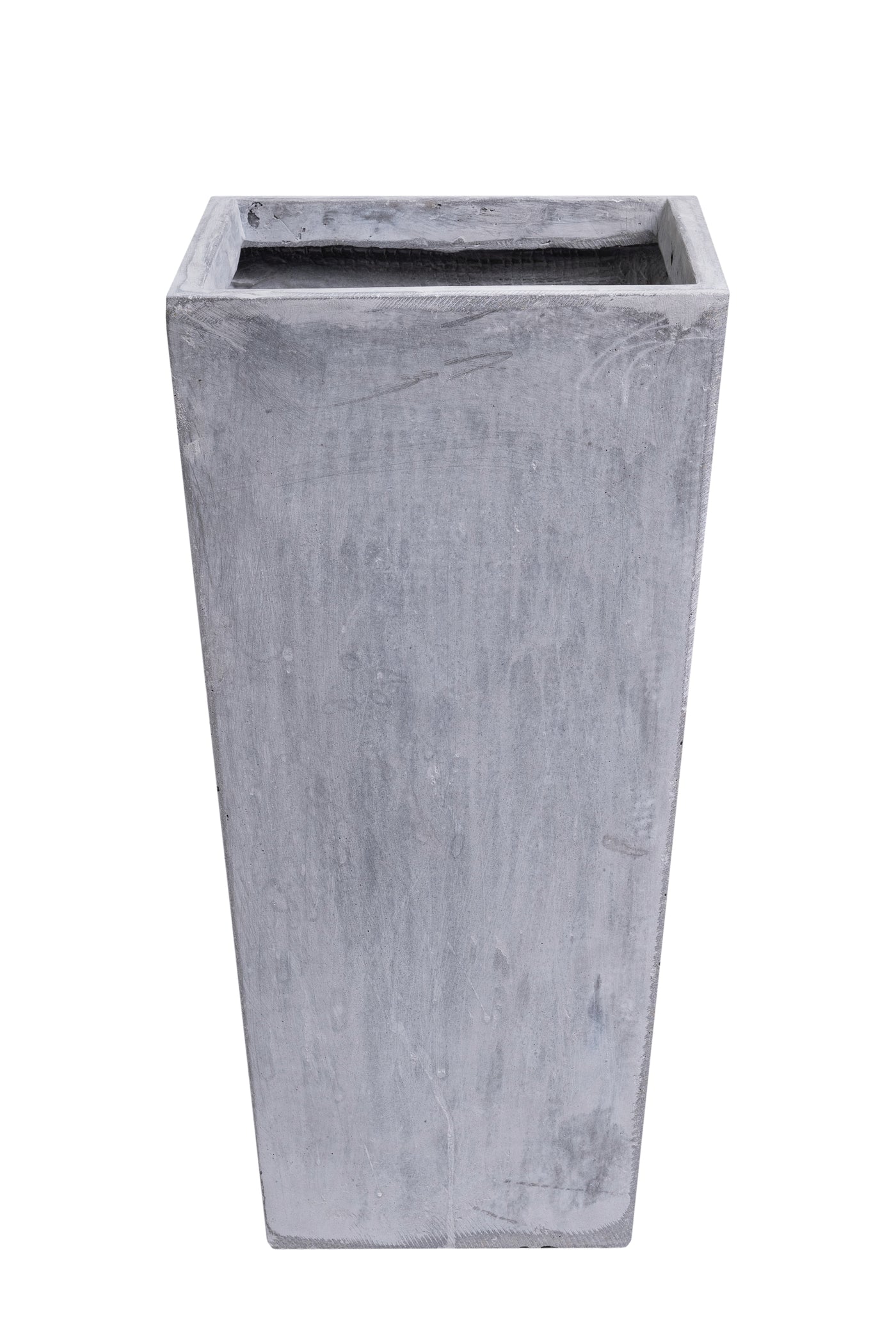 Ghiveci pt plante 24x24x47 cm. gri ciment