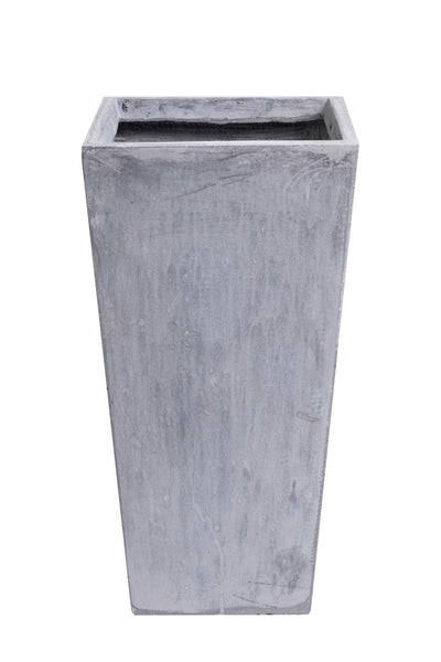 Ghiveci pt plante 24x24x47 cm. gri ciment