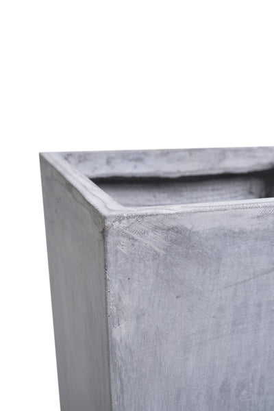 Ghiveci pt plante 24x24x47 cm. gri ciment