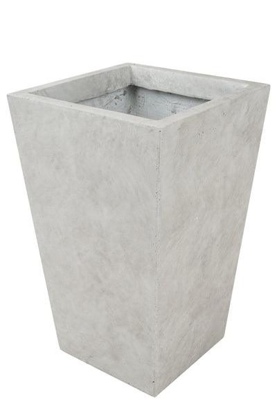 Ghiveci pt plante 25x25x40. gri ciment