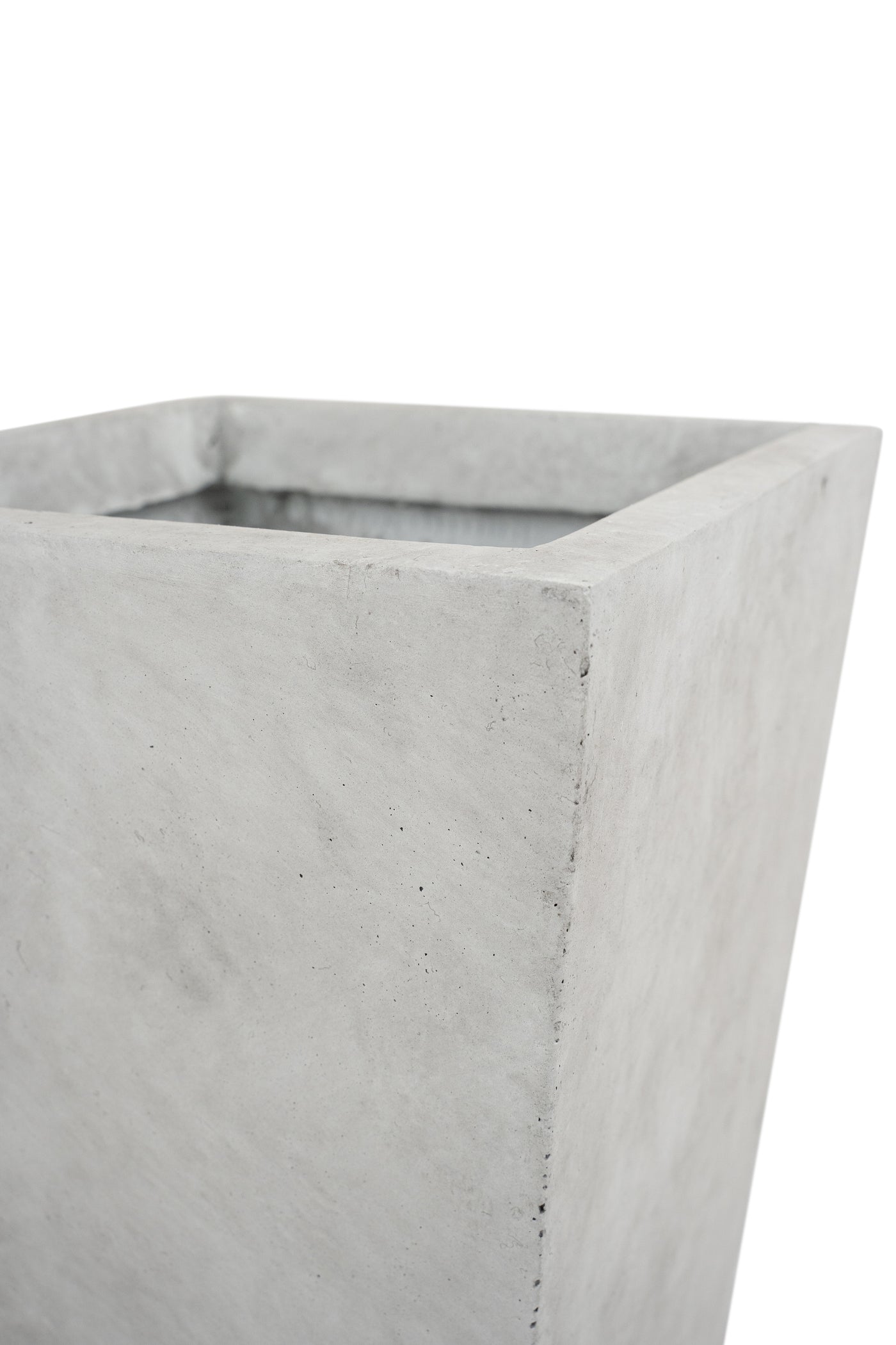 Ghiveci pt plante 25x25x40. gri ciment