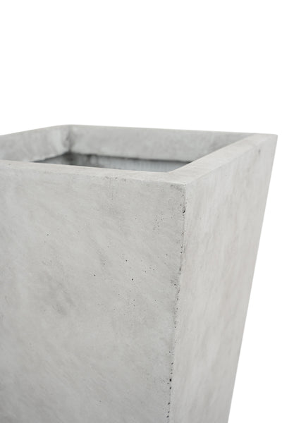 Ghiveci pt plante 25x25x40. gri ciment