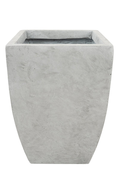 Ghiveci pt plante 28x28x40 cm. gri ciment