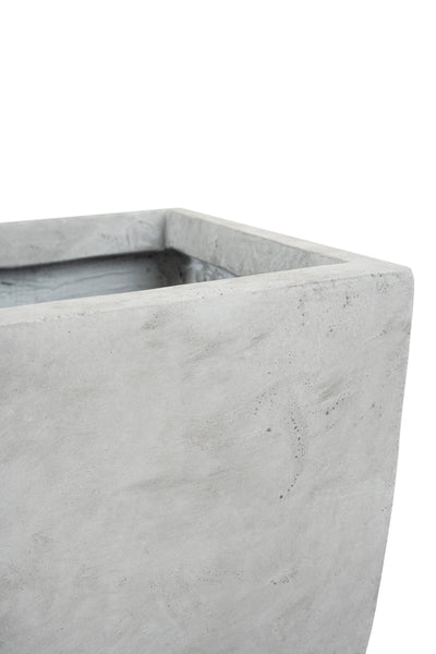 Ghiveci pt plante 28x28x40 cm. gri ciment