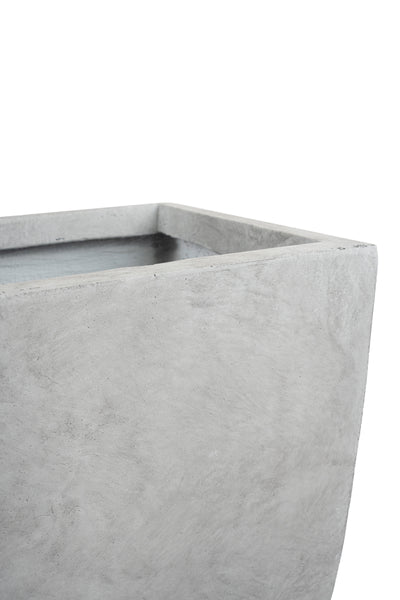 Ghiveci pt plante 36x36x53 cm. gri ciment