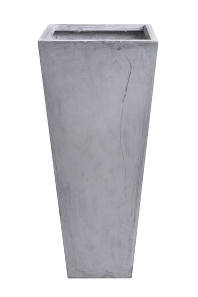 Ghiveci pt plante 40.5x40.5x94 cm. gri ciment