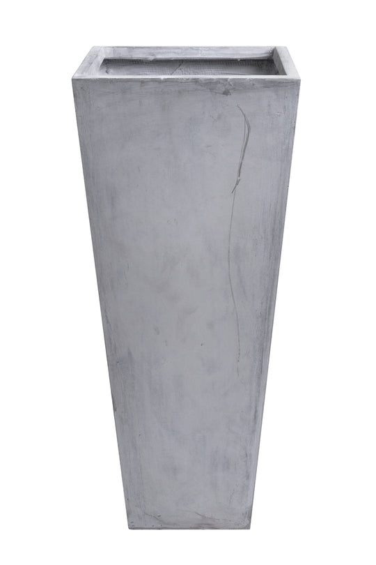 Ghiveci pt plante 40.5x40.5x94 cm. gri ciment