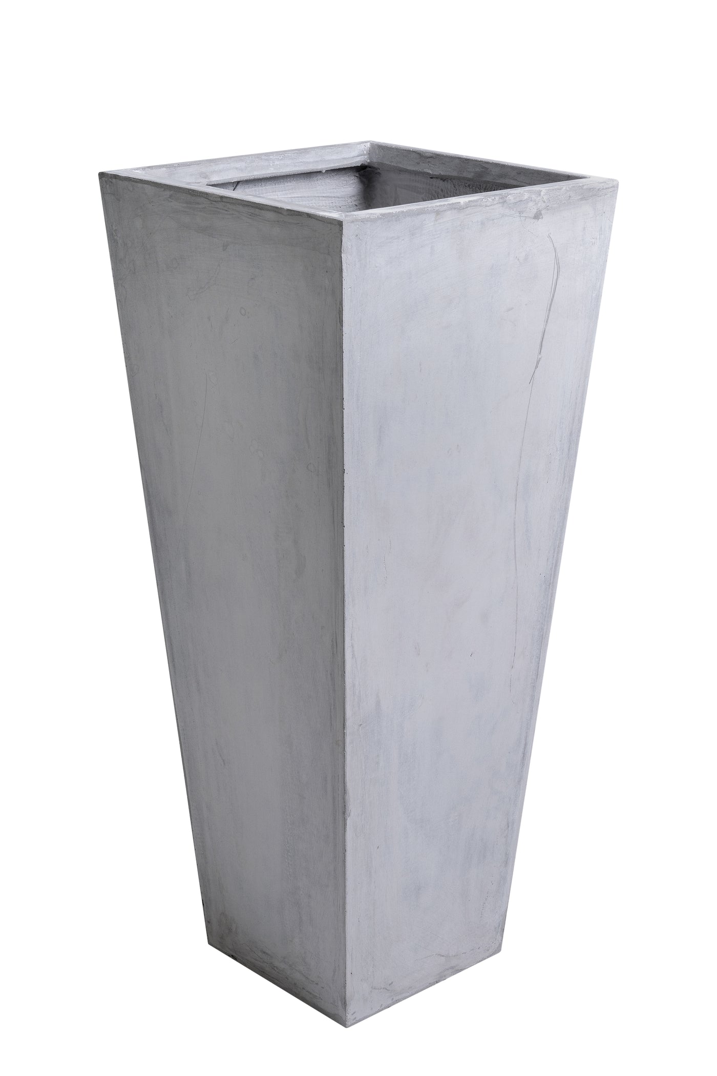 Ghiveci pt plante 40.5x40.5x94 cm. gri ciment