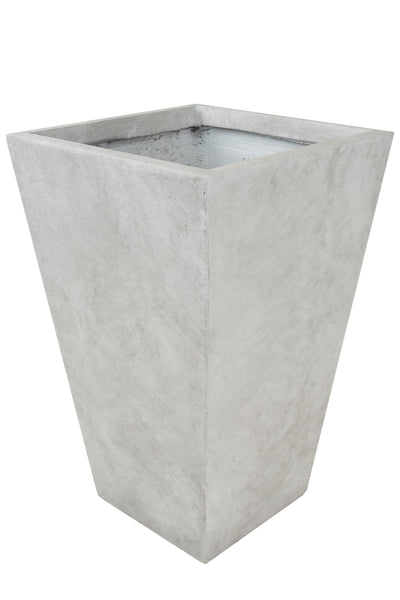 Ghiveci pt plante 40x40x62. gri ciment