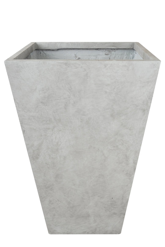Ghiveci pt plante 53x53x80. gri ciment