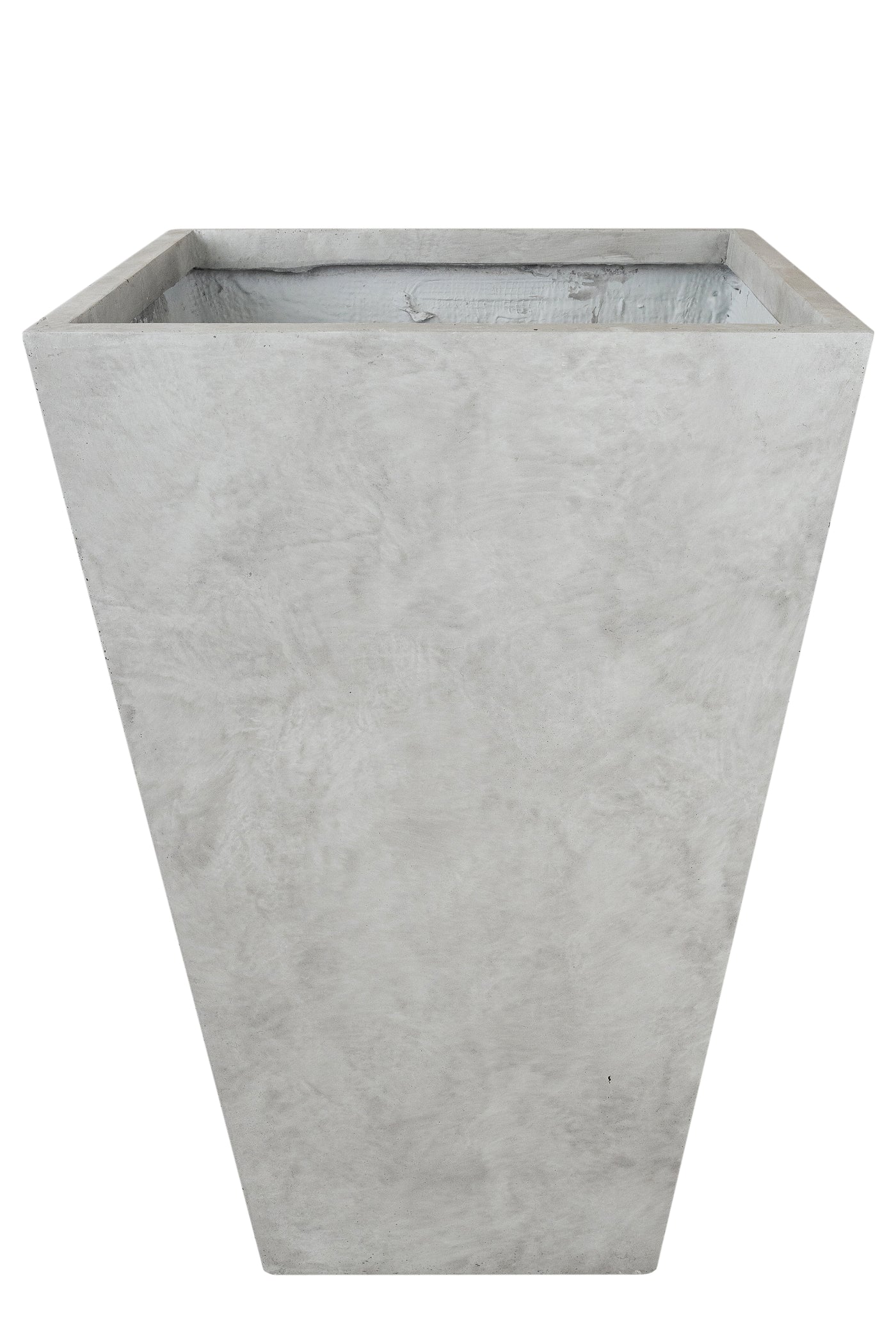 Ghiveci pt plante 53x53x80. gri ciment