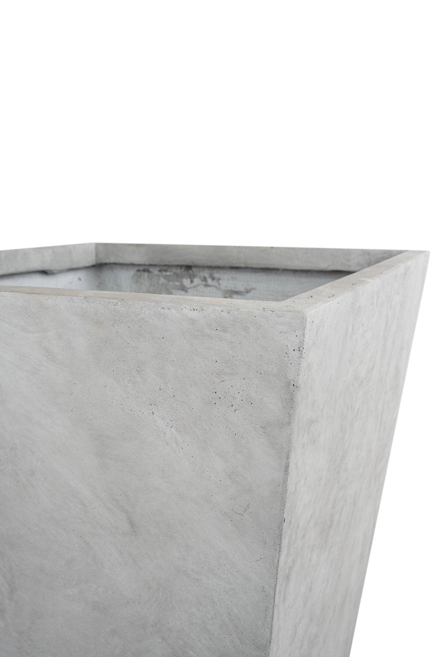 Ghiveci pt plante 53x53x80. gri ciment