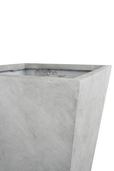 Ghiveci pt plante 53x53x80. gri ciment