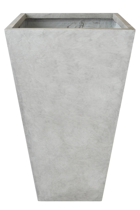 Ghiveci pt plante 60x60x102. gri ciment