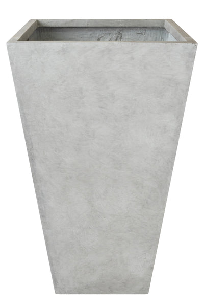 Ghiveci pt plante 60x60x102. gri ciment