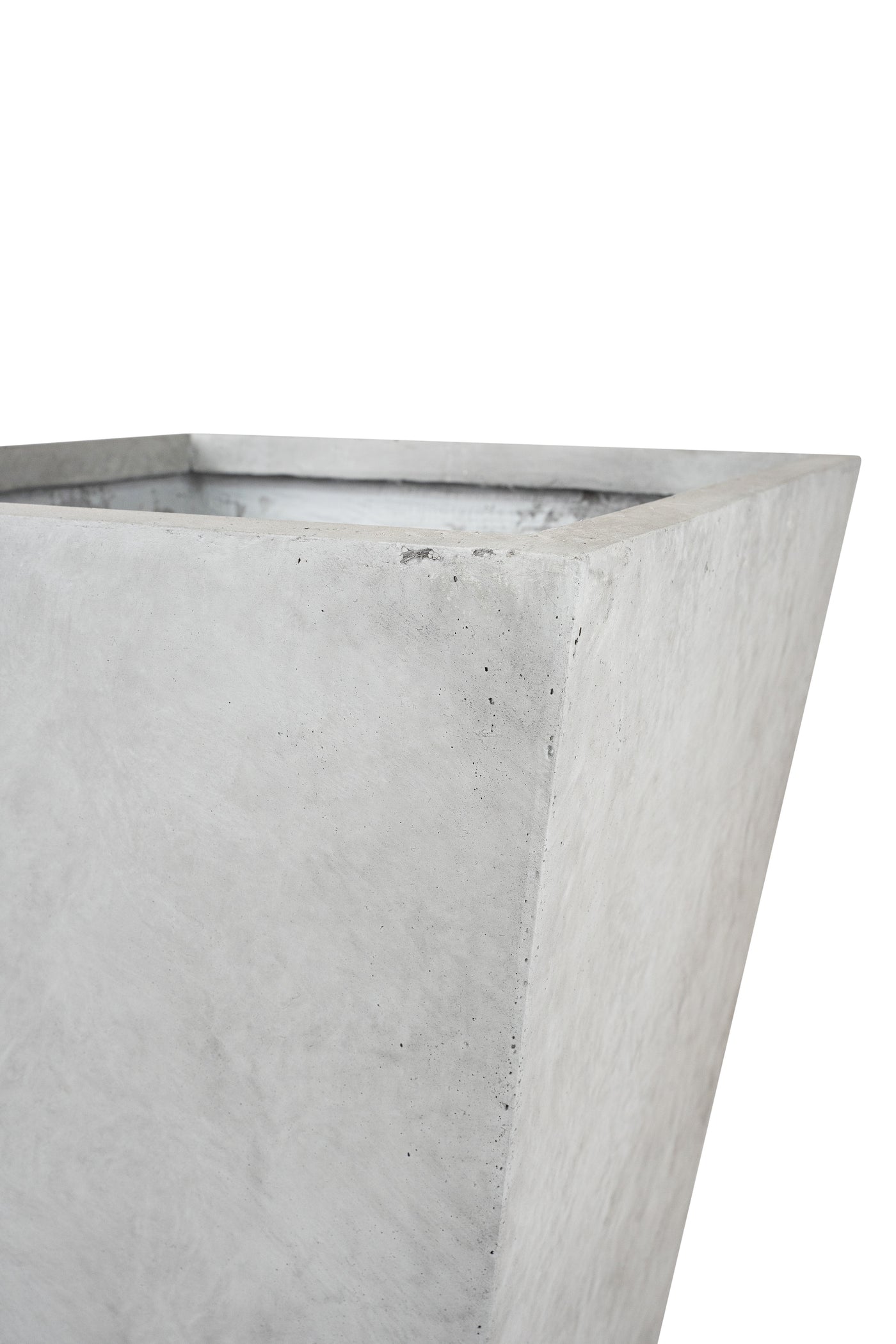 Ghiveci pt plante 60x60x102. gri ciment