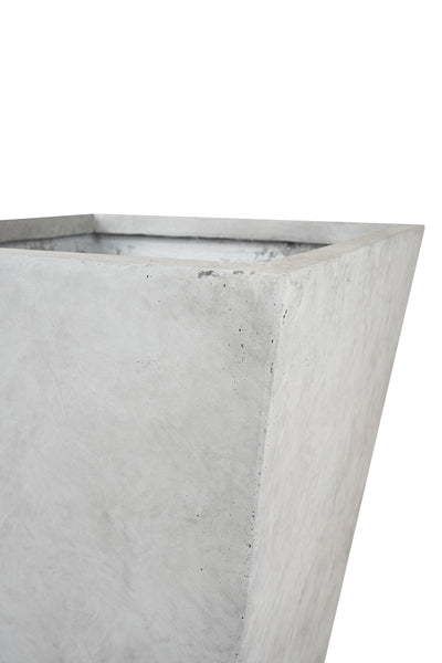 Ghiveci pt plante 60x60x102. gri ciment