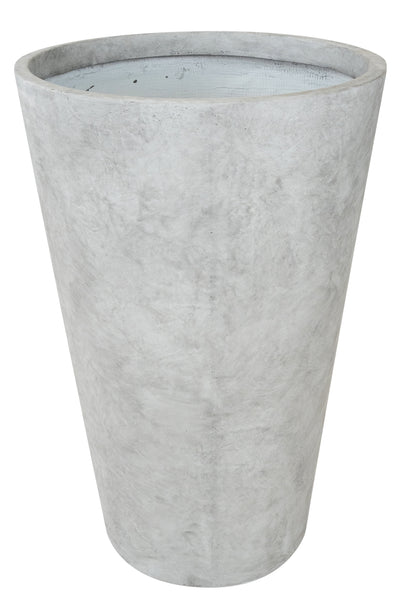 Ghiveci pt plante D53xH81 cm. ciment alb