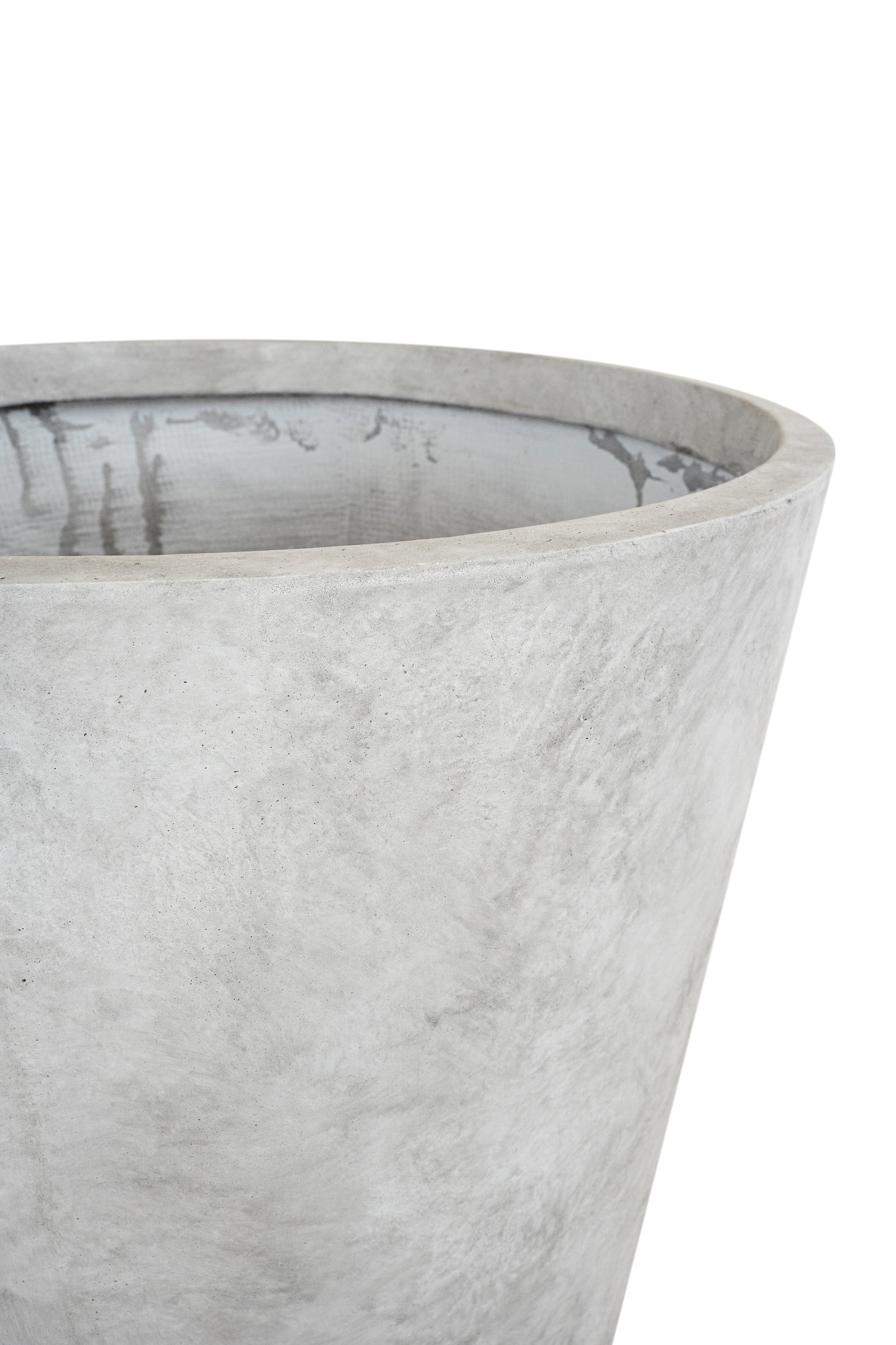 Ghiveci pt plante H100xD65 cm. gri ciment